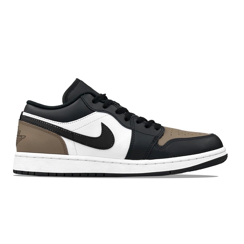 Jordan Air Jordan 1 Abrasion Resistant Low top Vintage Basketball Shoes Unisex Brown Black 553558-081(Team1626-)