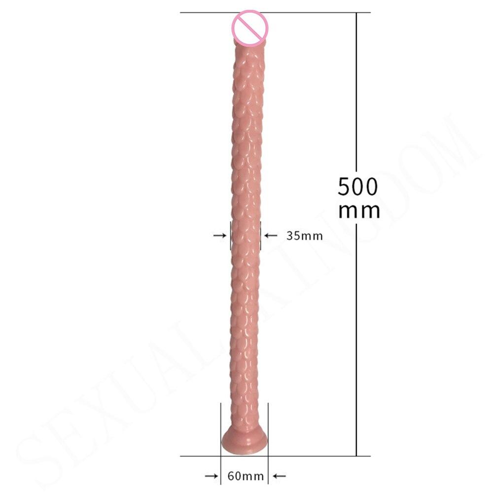 Super Long Anal Plug Huge Anus Backyard Buttplug Silicone Dildo Prostata Massage Adult Sex Toys