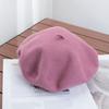 Berretto Donna Britannico Vintage Autunno e Inverno Lana Pittore Cappello Signora Cappello Bocciolo Versatile Tendenza ins