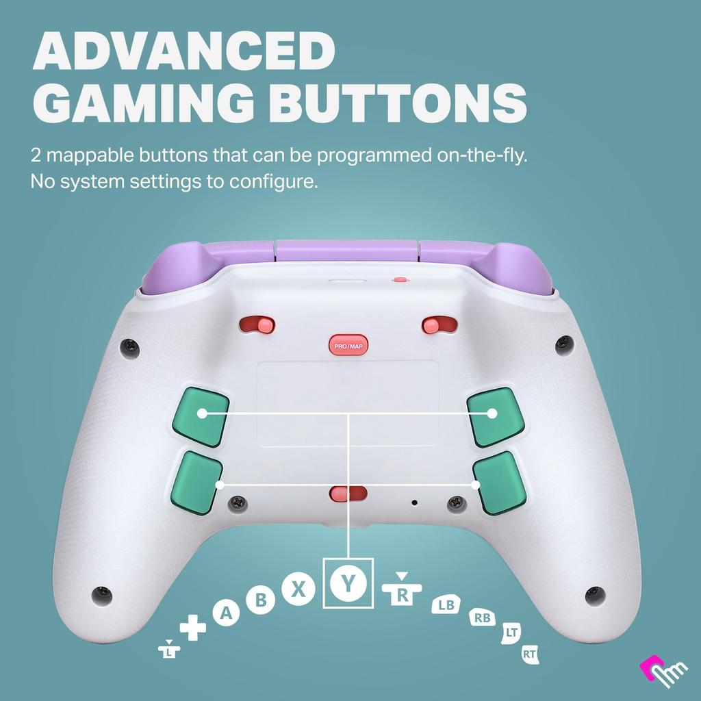 Licensed XBOX PowerA Advantage Wireless Controller for XBOX Series Beach Vibes [Officially Product] XS - XBGP0566-01 [2-Year Warranty]