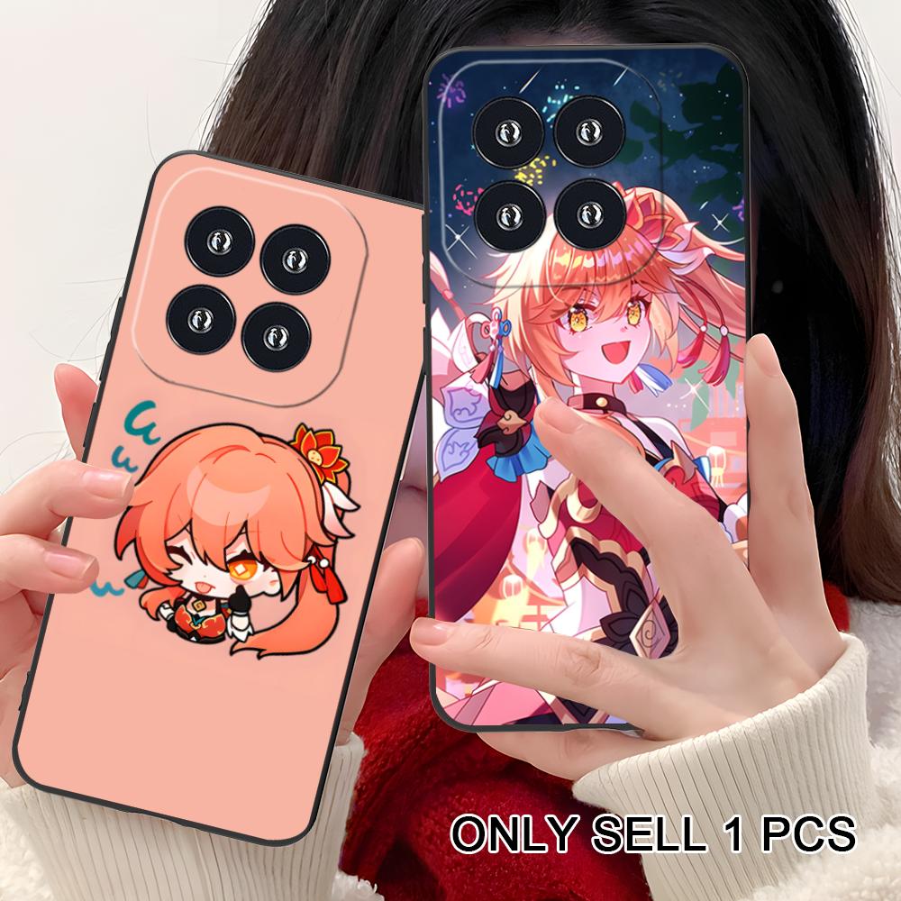 HSR Guinaifen Matte TPU Mobile Phone Case for Xiaomi 15 14 13 12 Mi 11 T Ultra Lite Pro S X 5G Colorful Printing Cover