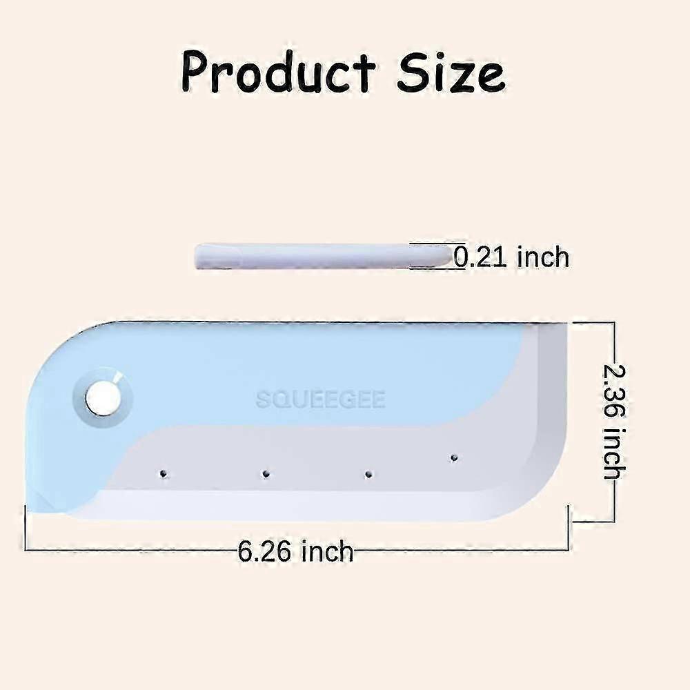 3 Pack Small Squeegee,kitchen Sink And Countertop Mini Silicone