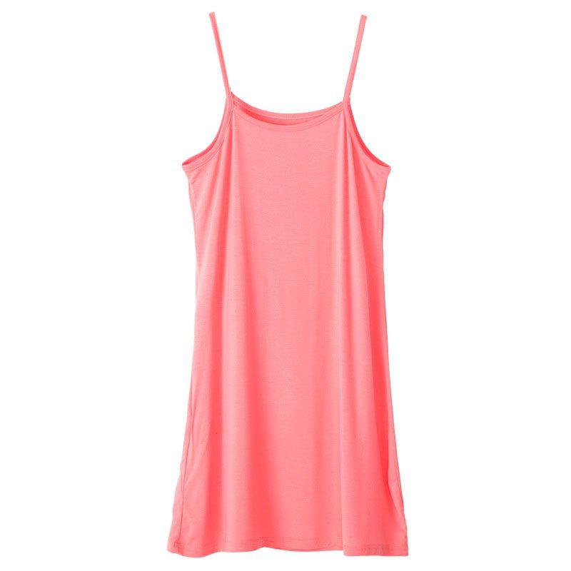 Elegant Women Tank Top Cami Dress With Adjustable Spaghetti Straps For Comfort