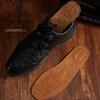 Genuine Leather Thickened Insoles Men Women Comfortable Deodorant Sweat-Absorbing Breathable Cowhide Insoles Shoes Pads 36-45