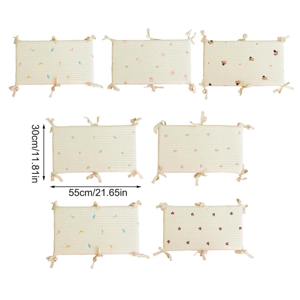 Cotton Baby Crib Bumper Portable Adorable Cartoon Printing Toddler Newborn Cradle Bedding Set Side Protector Accessories