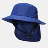 Summer Fisherman Hat Beach Sun Protection Unisex Surf Hat Wide Brim Breathable Quick Dry with Detachable Neck Flap Surf Hats