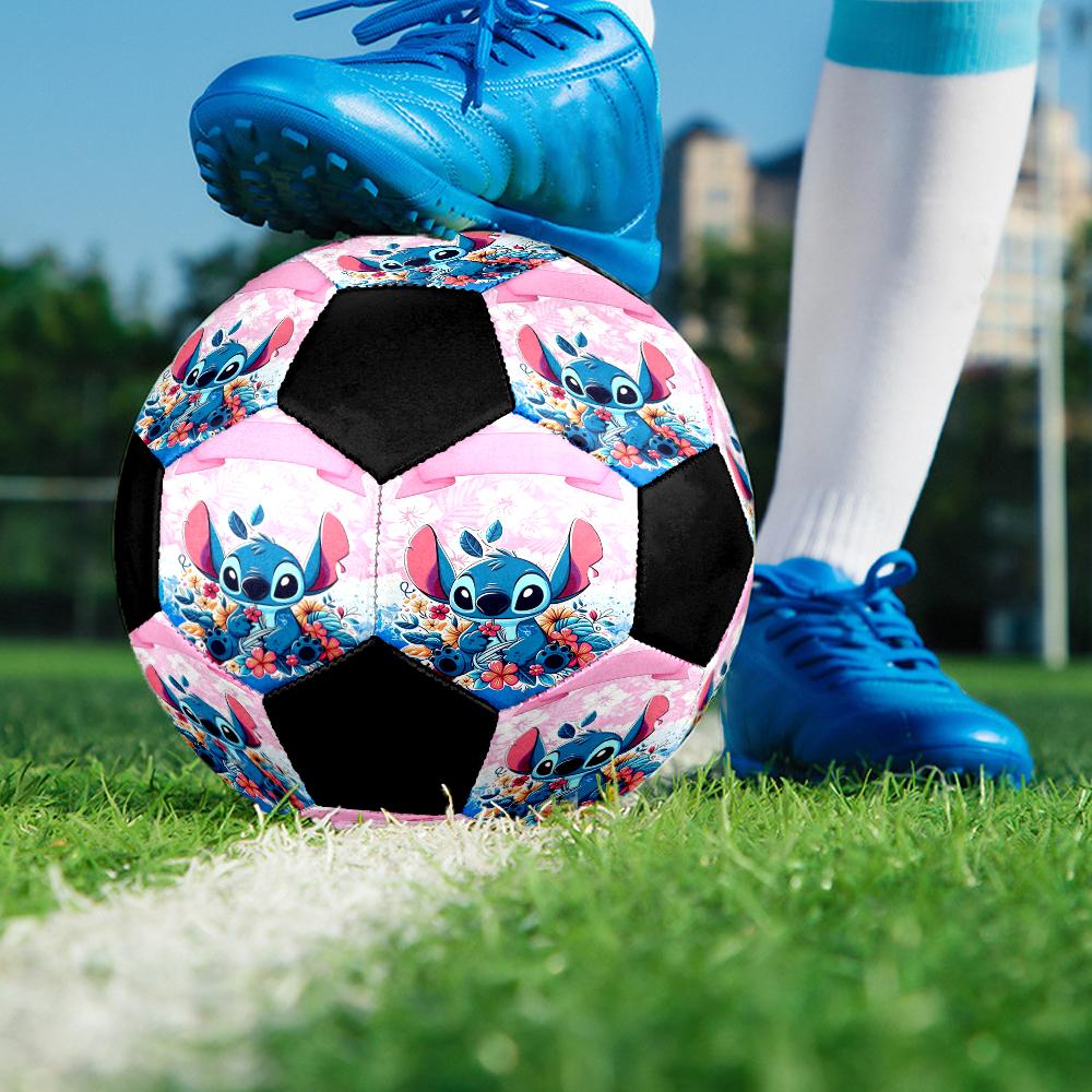 Stitch Theme Size 5 Soccer Ball, Suitable for Both Indoor and Outdoor Matches, a Gift Suitable for Everyone.