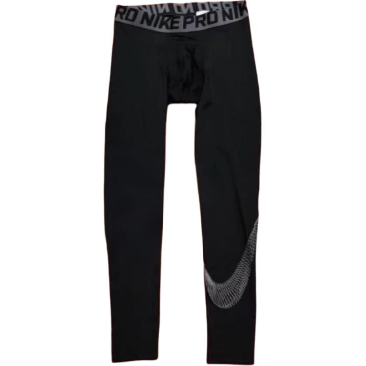 

Nike Pro Mens Sports Series Tight Quick-Dry Breathable High Elasticity Mid-Waist Sports Long Pants Men bottoms 822721-010