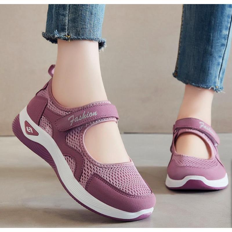 2026 Women's Breathable Mesh Sneakers Light Non Slip Walking Shoes Woman Summer Comfortable Soft Sole Casual Shoes Zapatos Mujer