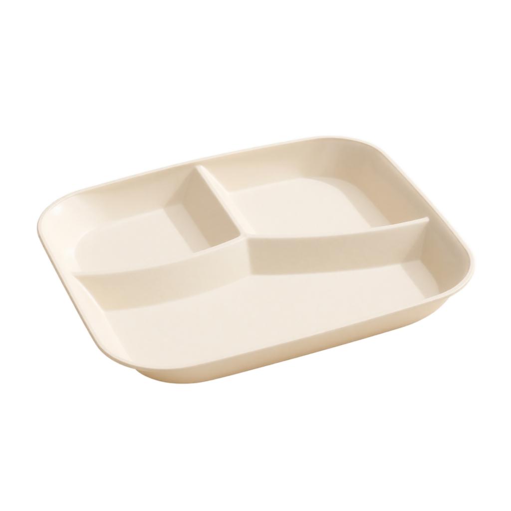Divided Plate for Adults and Kids, Food Grade Drop- Household Meal Prep Tray