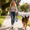Porta-sacos de cocô para coleiras Fechamento com cordão elástico Dispensador de sacos de cocô para cachorros Pequenos Médios Grandes Passeio com Filhote Compras