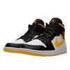 Air Jordan 1 Mid Laser Orange Black