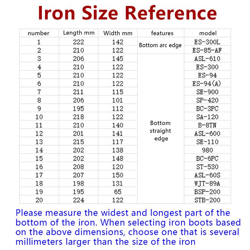 Shoe Ironing Protective Case Industrial Iron Plate Cover Heat Fast Ironing Board For Shoe Ironing Aid Board Protect Fabrics