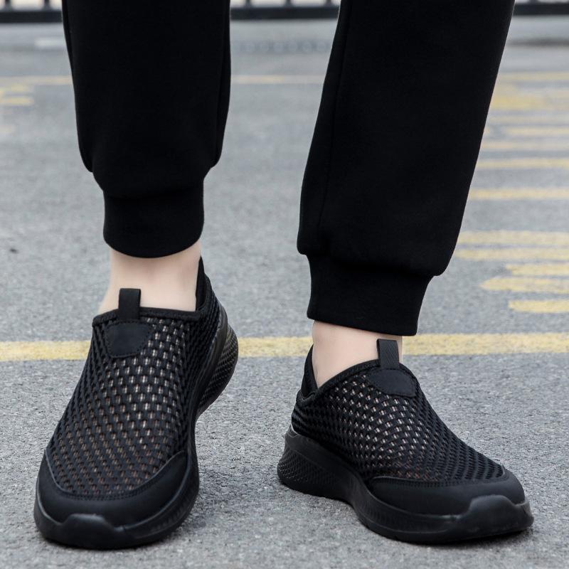 Lightweight summer new breathable mesh hole big mesh casual shoes walking
