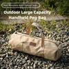Oxford Cloth Wind Rope Storage Bag Cylindrical Bag Hiking Tool Handbag  Outdoor