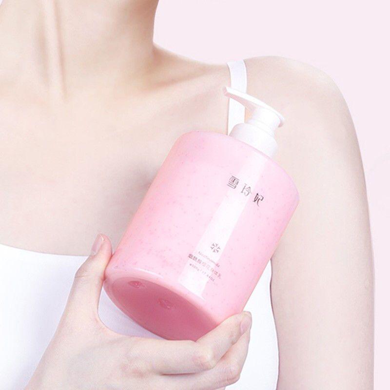 Xuelingfei Kirschblüte Niacinamid Körperlotion 500g - Feuchtigkeitsspendend & Hydrierend mit Langanhaltendem Duft zur Pflege der Haut.
