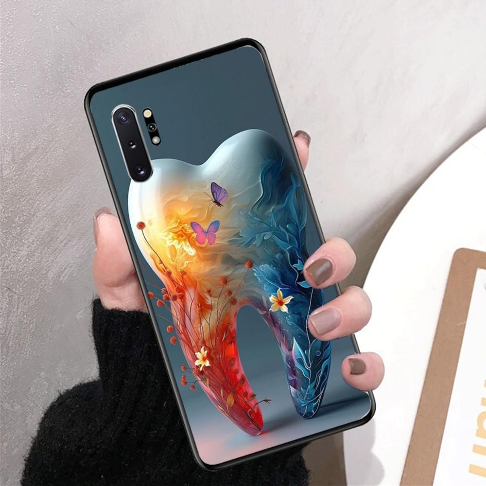 Dentist Pattern Tooth Phone Case For Samsung Note 8 9 10 20 Pro Plus Lite M 10 11 20 30 21 31 51 A 21 22 42 02 03