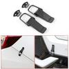 2pcs Black Car Bumper Quick Release Lock Clip Hook Fastener Clips | Exterior Accessories | Black