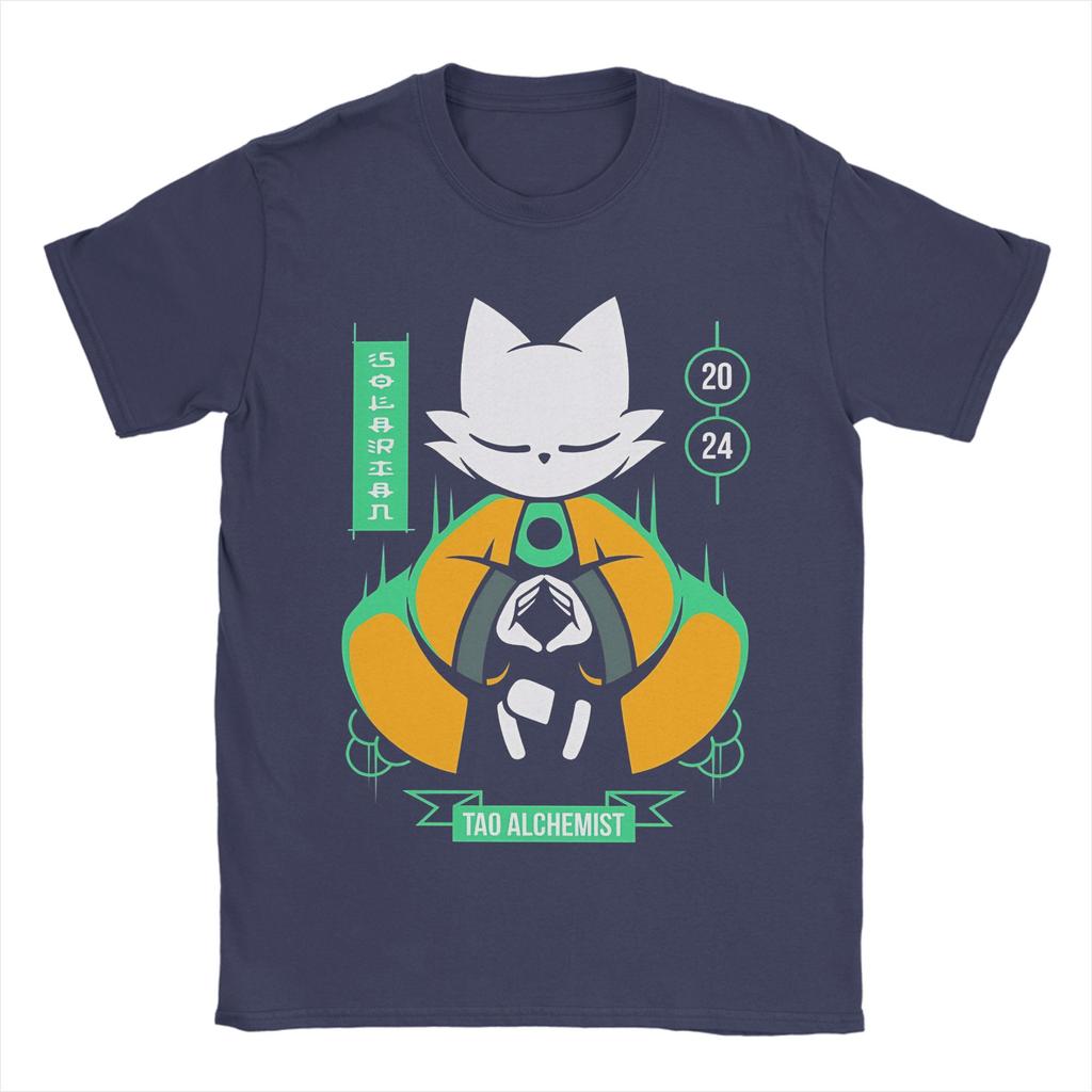 Nine Sols 9 Yi Fangshi Tao Indie Game T-Shirts für Unisex Baumwolle Freizeit-T-Shirt Rundhals-T-Shirts Kurzarm-Oberteile Geschenk