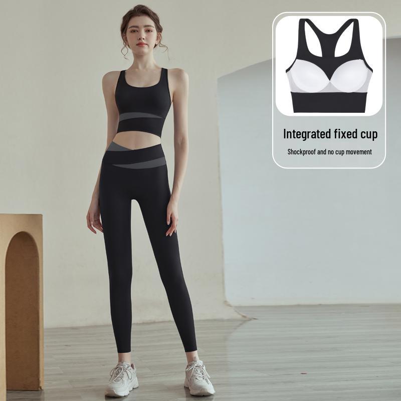 Soutien-gorge de sport antichoc pour femme - Anti-affaissement, Débardeur de course à pied et de yoga haute intensité avec beau design dorsal
