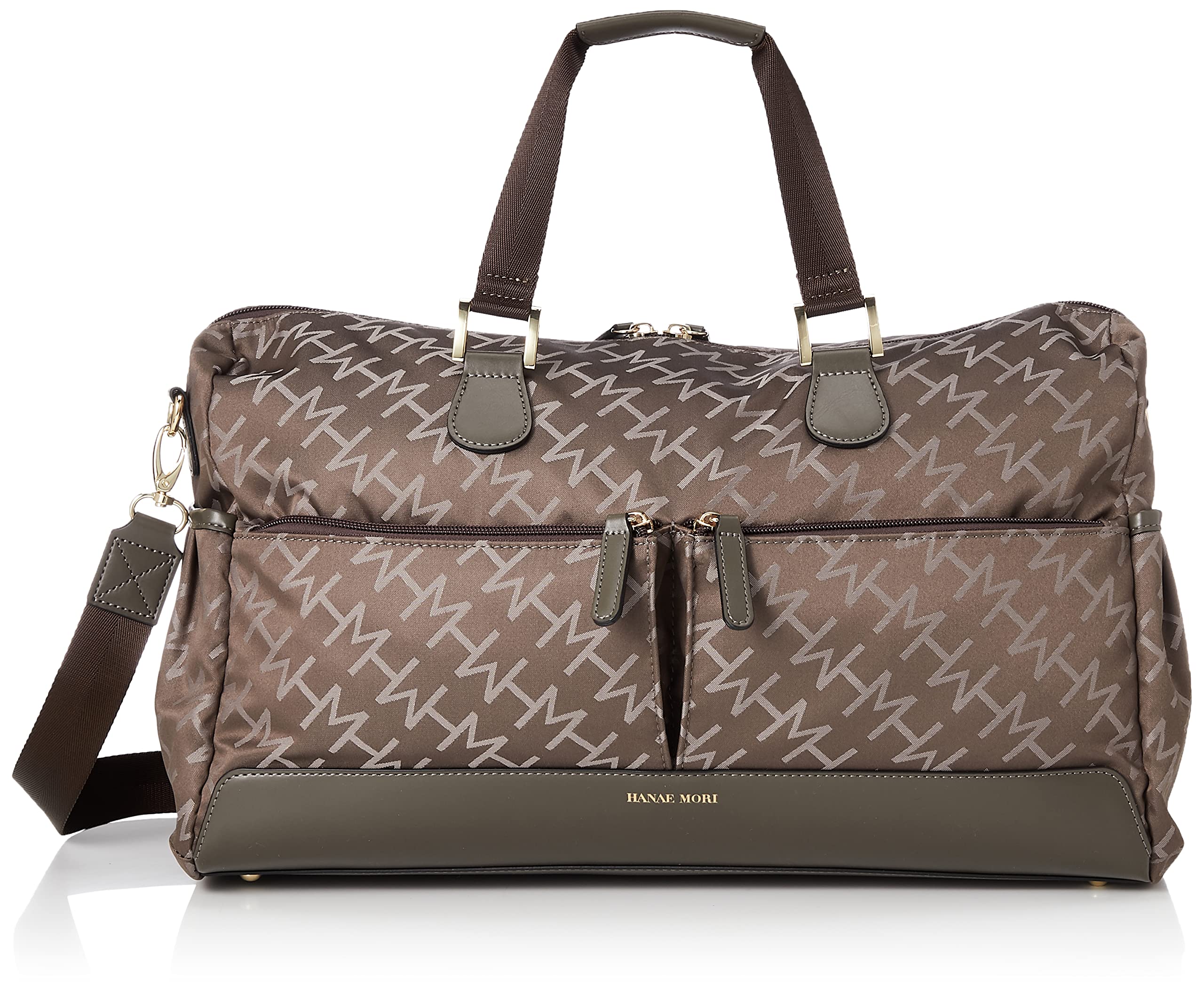 

Boston Bag Classy Jacquard HMB703 Brown [Hanaemori] коричневый