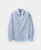 Kueo Multi Pin Stripe Oversized Shirt (Blue)