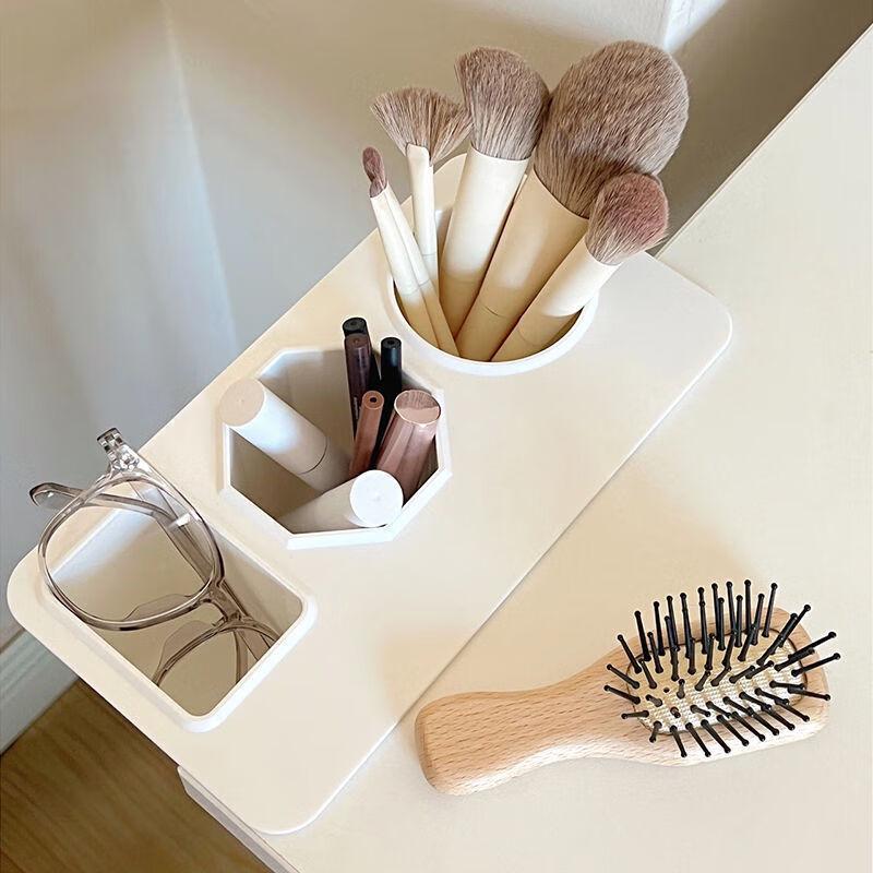 Ins-Style Desk-Side Pen Holder & Storage Organizer