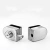 Semi-circular Stainless Steel Glass Lock No-drilling Sliding Door Locks Office Frameless Glass Clip Interior Security Door Latch