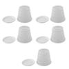 5 Pcs Meshpot Clear Plastic Orchid Pots With Tray Plastic Clear Flower Plant Repotting Desktop Plant Orchid Pot