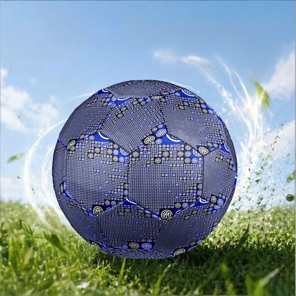 Mi-lan FC Emblem Printed No. 5 Soccer Balls, High-Quality, Anti-Slip, Protective Football, A Unique Gift , Birthdays, Christmas Gifts