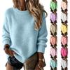 Maglione casual da donna a collo alto colorato per l'uso quotidiano