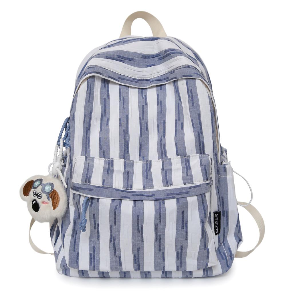 Schoolbag new 1011 high-value schoolbag ins wind lightweight backpack junior high school students versatile commuting large-capacity backpack