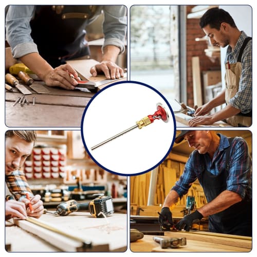 Gevrkjenp Wheel Marking Tool, Adjustable Marking Gauge - Precision Scriber Gauge for Woodworking - Wear-Resistant Wood Scribering Tool, Carpenter's Wh