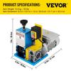 1.5-38MM Electric Wire Stripping Machine 370W, Efficiently Strips Various Metal Wires, With 10 Blades,Speeds Up To 15M/Min