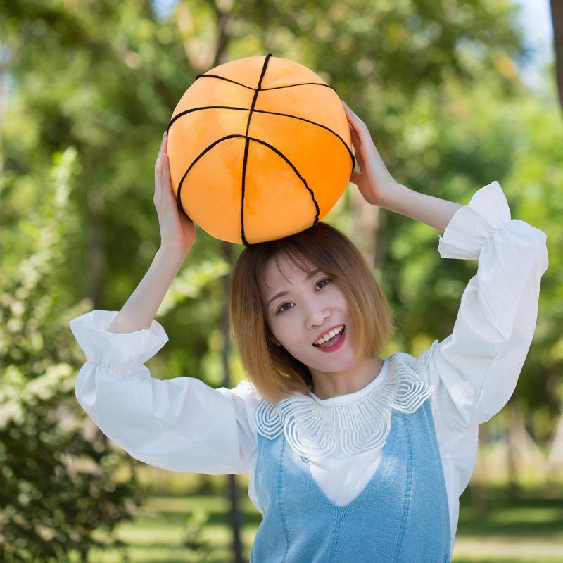 Basketball Plush Pillow Football Toy - Creative Ragdoll Gift for Boys & Girls