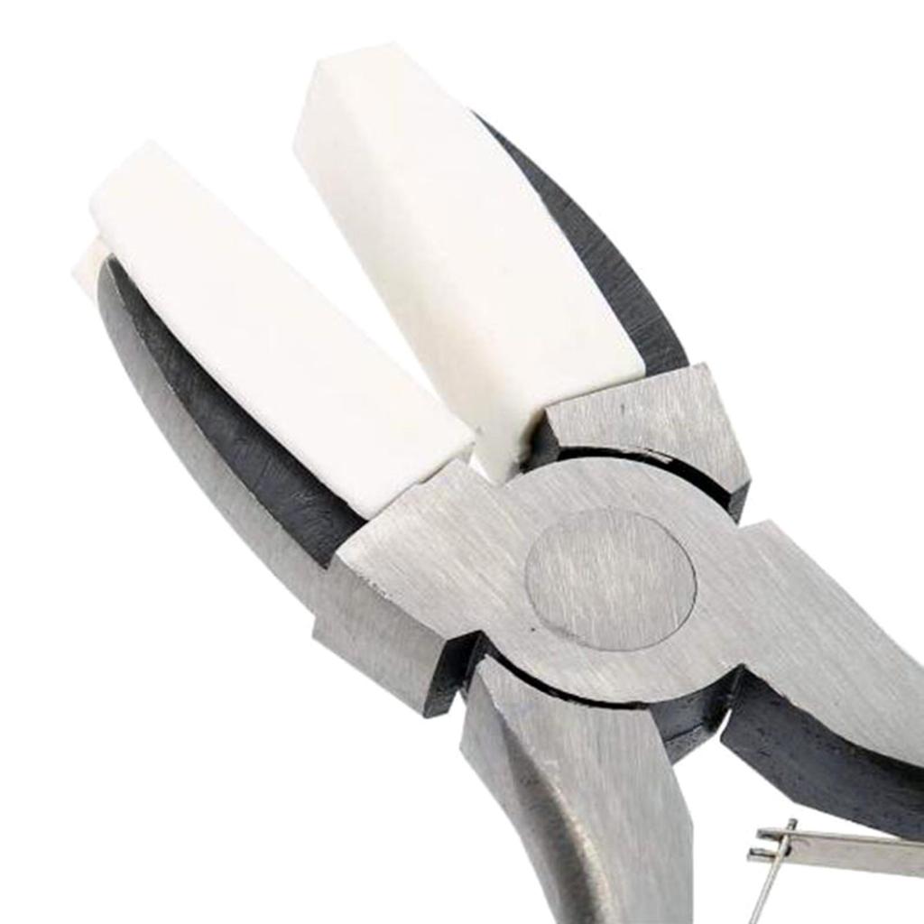 Practical High Carbon Steel Pliers for W/ Cover Nylon Pliers for Straightening Wire DIY Jewelry Making