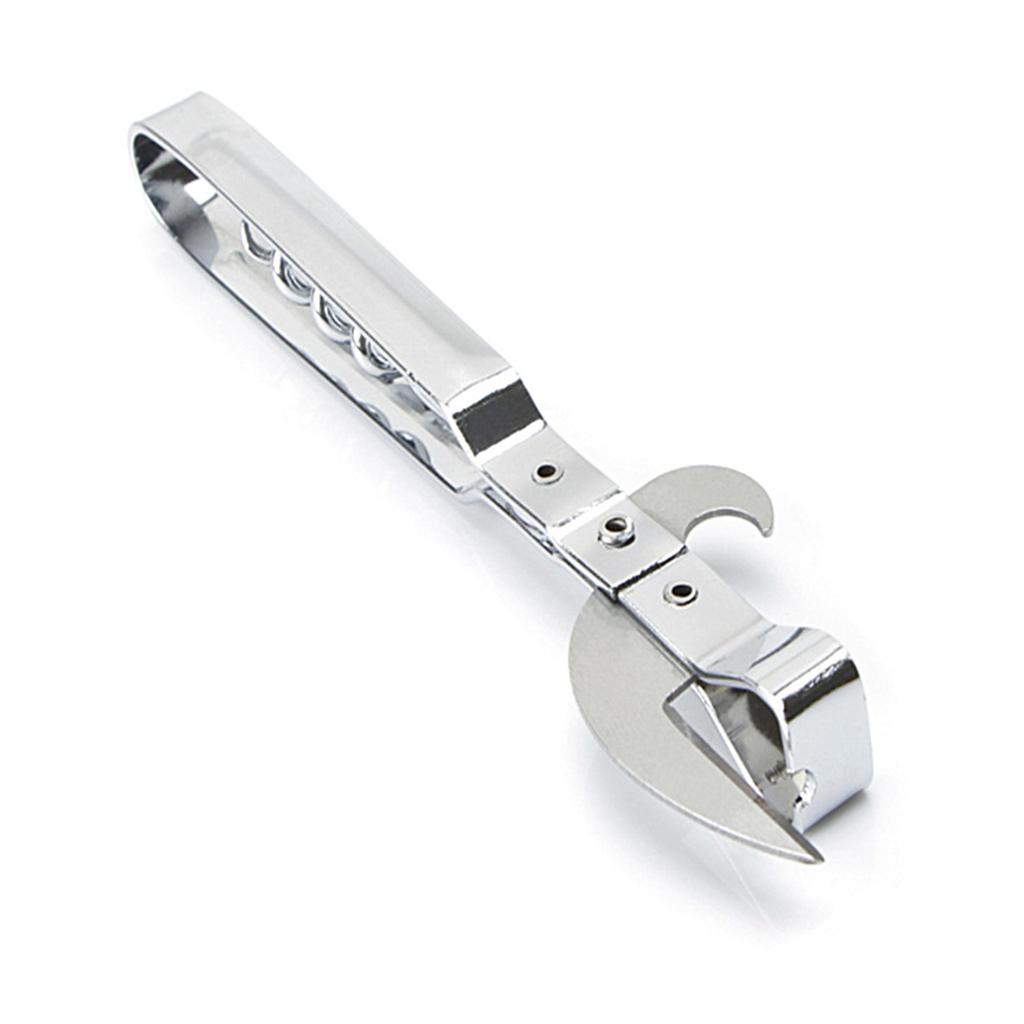 New Multifunctional All Stainless Steel Can Opener Beer Bottle Opener Adjustable Manual Jar Opener Gripper Kitchen Supplies