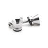 2pcs Guitar Strap Lock Pins Peg Metal Black/Silver for Acoustic Electric Guitar Ukulele Bass