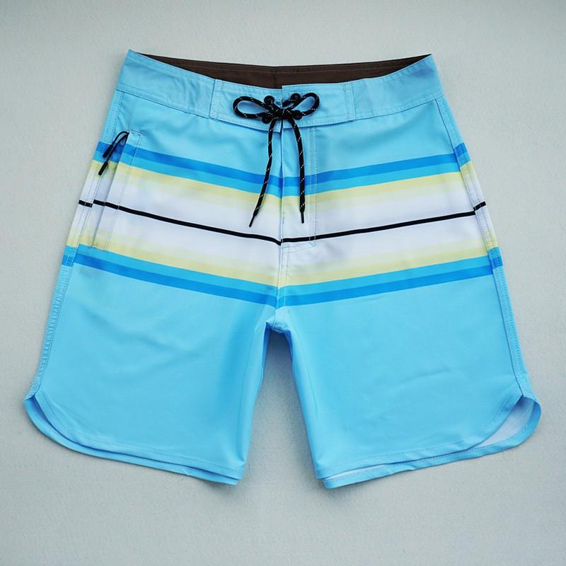 Mens Quick-Dry Stretch Board Shorts Surfing Swimming Beach Wear Lightweight Athletic Swim Trunks