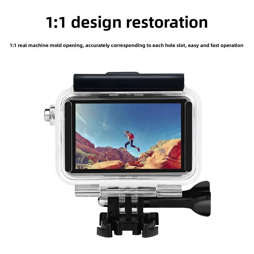 Wasserdichtes Gehäuse für DJI Action 5 Pro, geeignet für Tauchgänge bis 50 m/164 Fuß, Schutzhülle für DJI Action 5 Pro 4 3 Zubehör