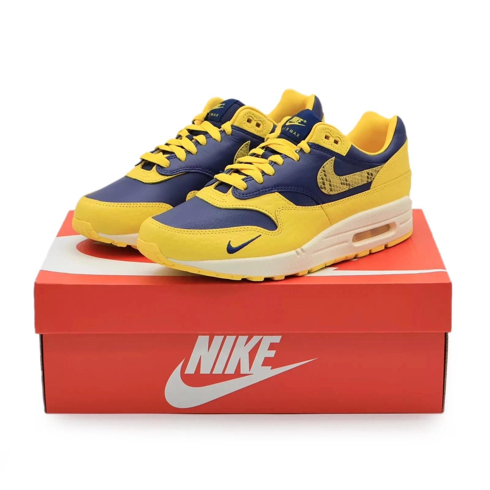 

FJ5479-410 Nike Air Max 1 PRM Head to Head Темно-синий Varsity Maize (Женская) US 5W