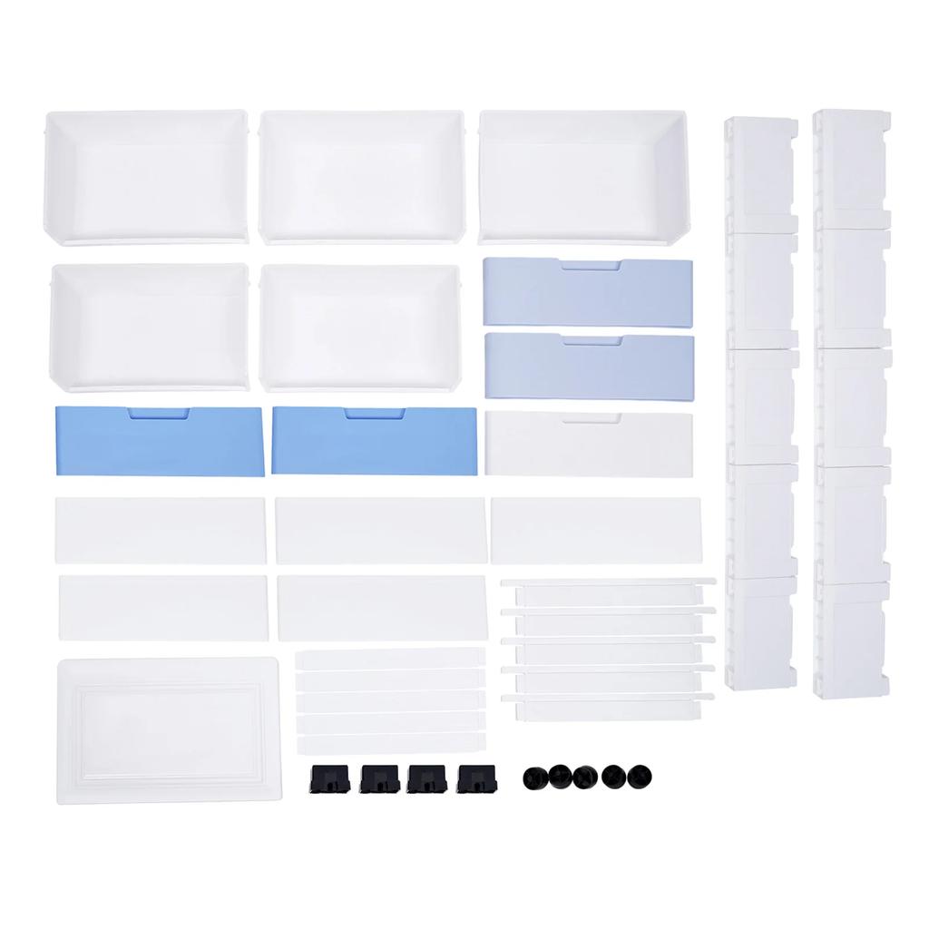 Mobile Armadietto Organizzatore a 5 Cassetti Piccolo con Ruote, Contenitore Portatile per Camera da Letto, Lavanderia e Cameretta dei Bambini