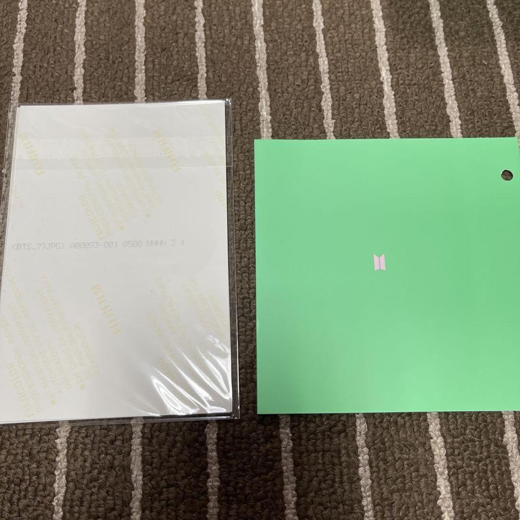 [USED] BTS Memories of 2020 Random Trading Cards Jungkook Blu-ray