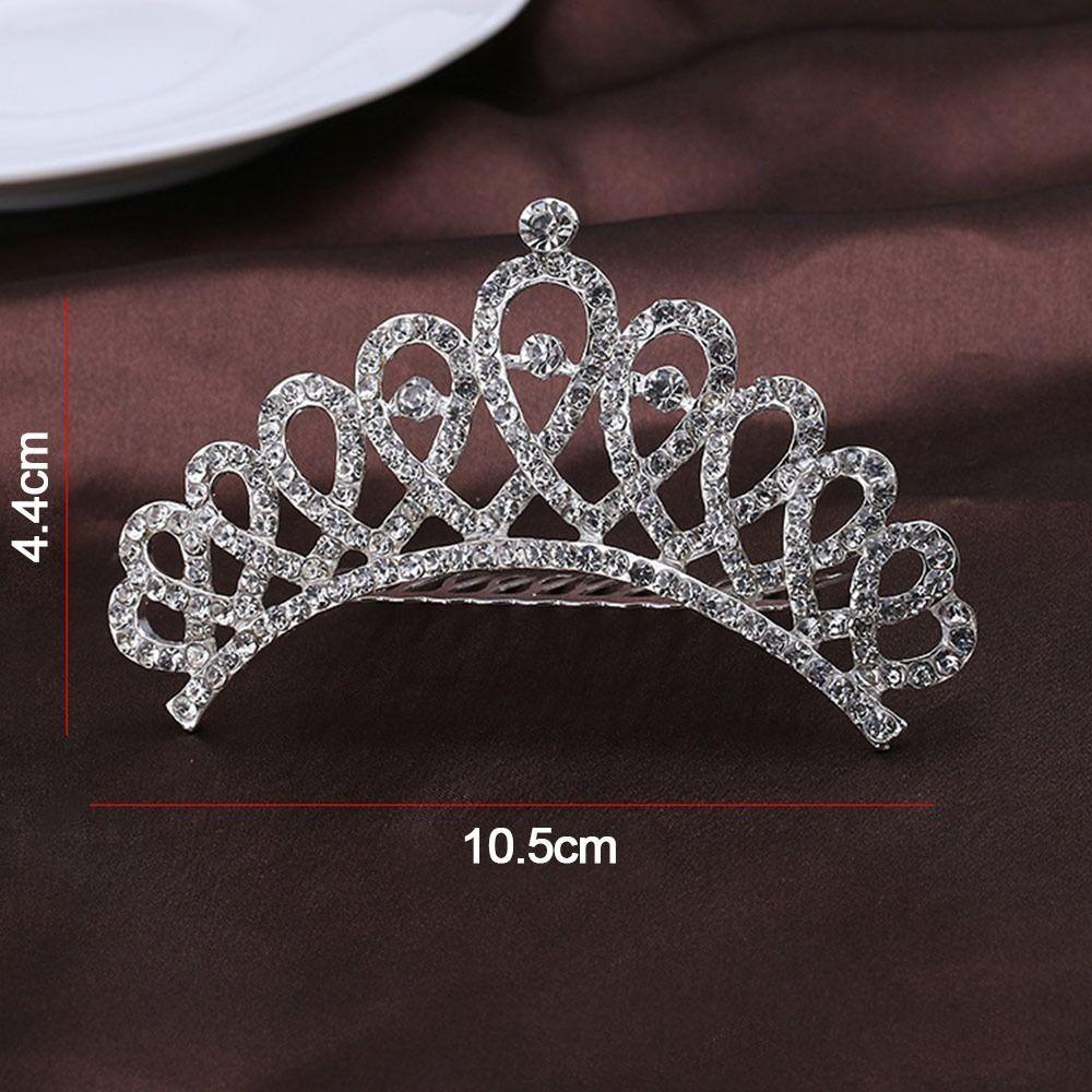 

Украшения для волос принцесса хрустальные тиары сплав свадебные аксессуары для волос корона ободок для волос свадьба 1