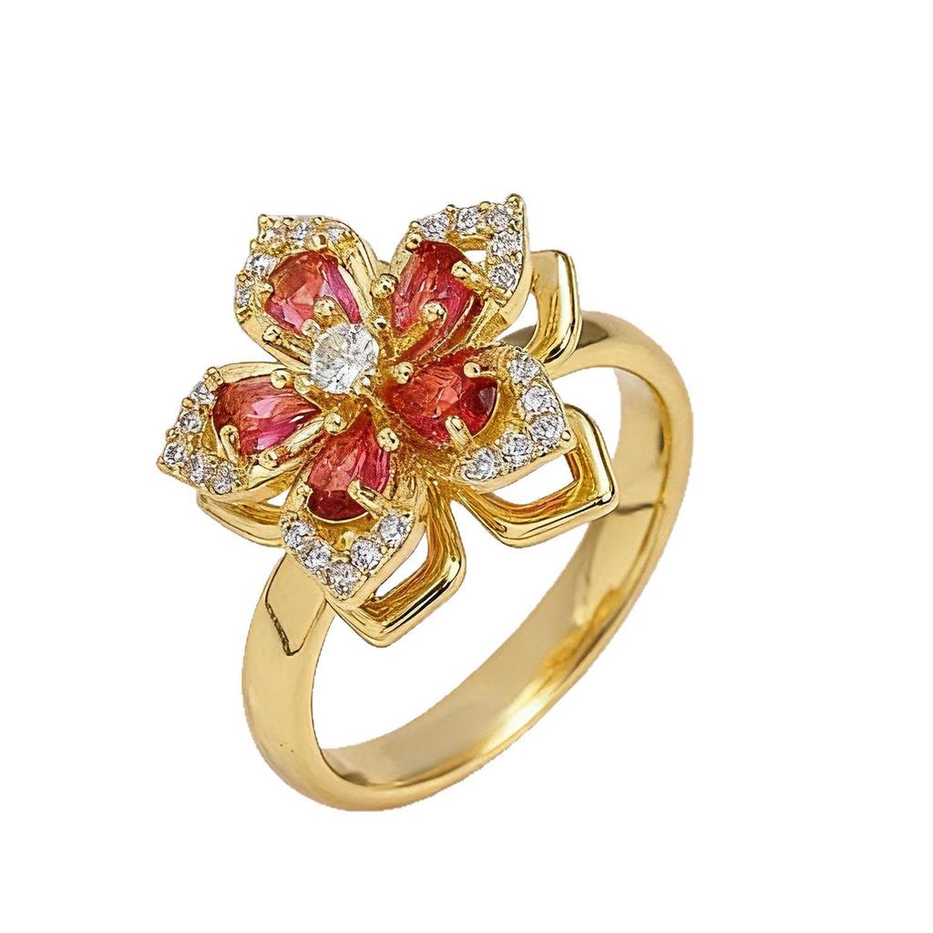 Fidget Spinner Ring for Women, Minimalist Fashion Rotatable Ring, INS Trend Light Luxury Cool Style Jewelry