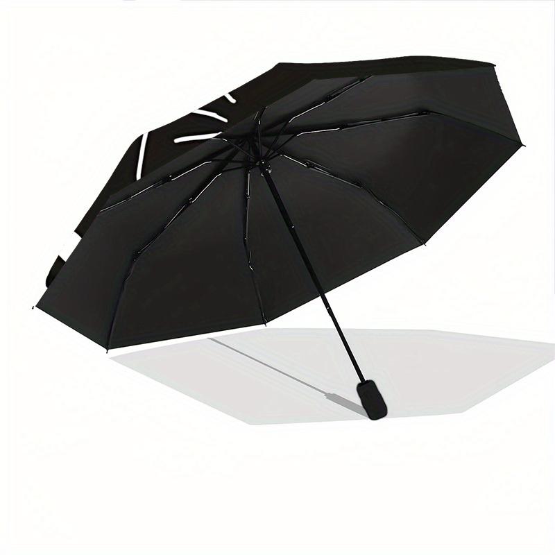 1pc Cat Yin Yang Folding Umbrella With Excellent UV Protection, 8 Ribs Casual Durable Lightweight Portable Travelling Umbrella For Men & Wom
