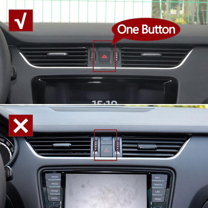 Car Dashboard Front Rear AC Vent Grille Outlet Assembly For Skoda Octavia 3 MK3 A7 2015- 5E0819701 5E0819702 5E0820951