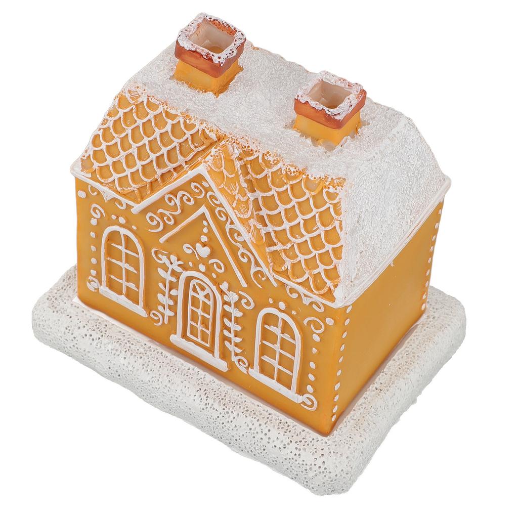House Incense Cone Burner Log Cabin Incense Cone Burner Snowy Winter Incense Cone Burner for Nail