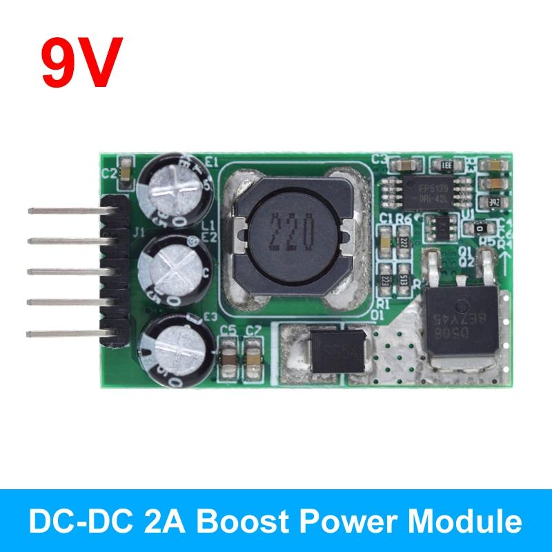 DC-DC Boost Module TZT DC 2.7V-15V To 9V 12V 15V 19V 2A Step-Up Power Module For DIY Solar Charger Lithium Battery