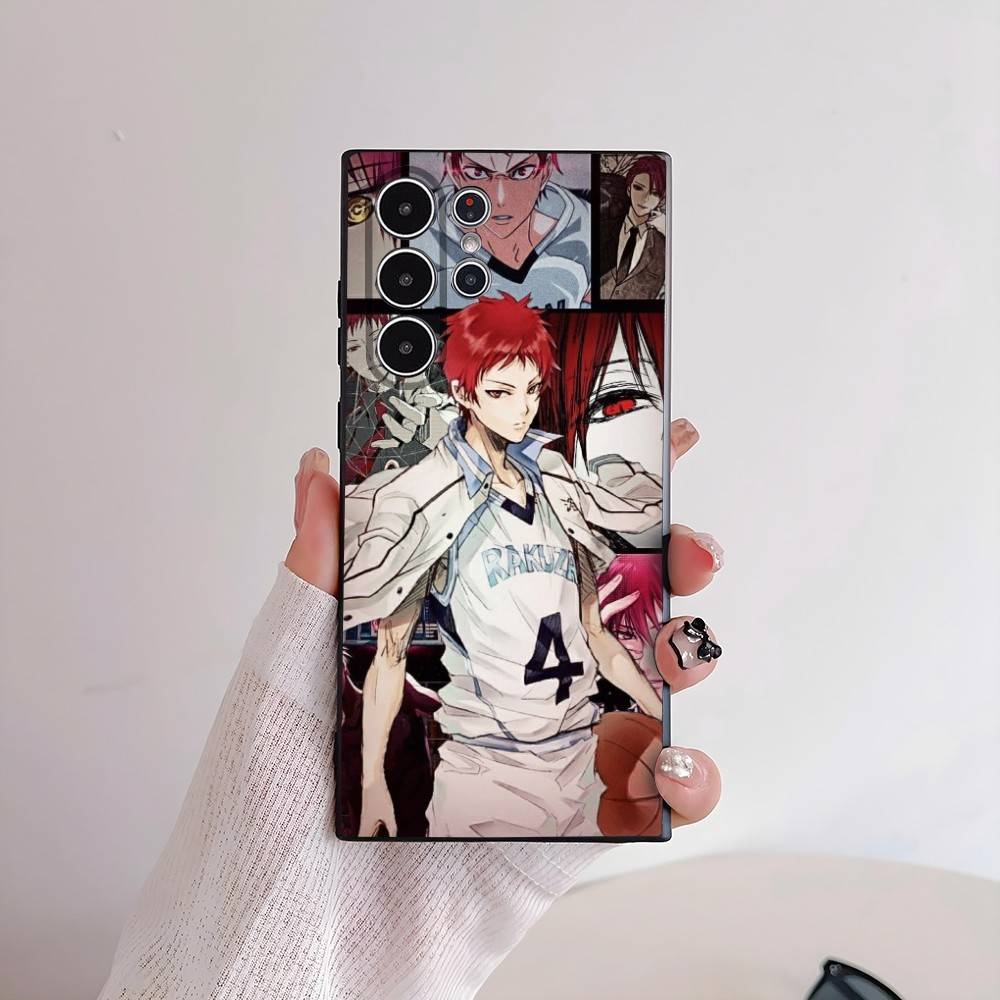 Anime Kuroko no Basuke Phone Case For Samsung Galaxy S25 S24 S22 S23 Ultra S21 S20 Plus 5G Frosted Non-Slip Full Cover Soft Case